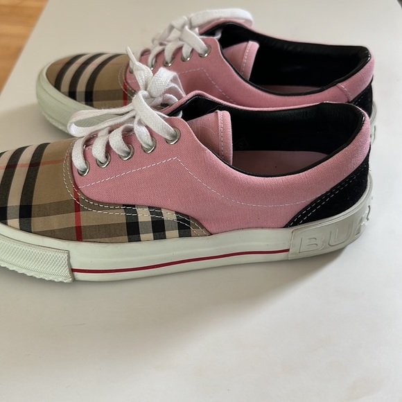Burberry Authentic Nova Check pattern canvas sneakers - Picture 5 of 11